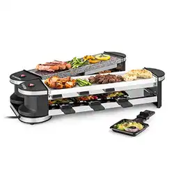 Une image de La solution pour un dîner convivial : le Klarstein Appareil à Raclette