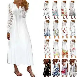 Une image de Offrez-lui la robe tunique imprimée fleurs, pour une petite amie créative et passionnée de mode