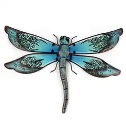 Une image de Une libellule en métal, un cadeau parfait pour les amoureux de la nature et de la décoration