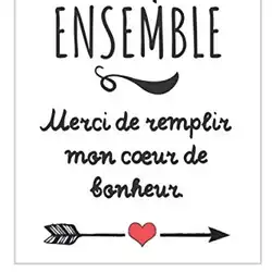 Une image de Idée cadeau pour célébrer votre anniversaire de mariage : le carnet de notes 1 an ensemble