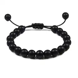 Une image de Le bracelet CAZARU de perles de pierre naturelle est un choix parfait pour votre petite amie qui est spirituelle et complice