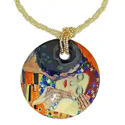 Une image de Un bijou pour impressionner : le collier Le Baiser de Klimt