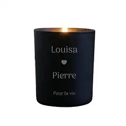 Une image de Offrez une bougie personnalisée pour une ambiance chaleureuse et romantique