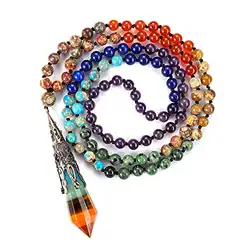 Une image de Un cadeau spirituel pour votre petite amie : le collier chakra Jovivi